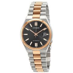 Citizen Tsuyosa Automatic 40mm Black Dial Two-Tone Stainless Steel Men’s Watch – NJ0154-80H