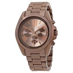 Michael Kors Oversized Bradshaw Chronograph Sable Tone Unisex Watch - MK6247