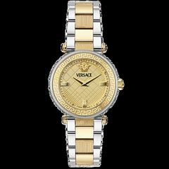 Versace Reve Gold Dial Two-Tone Steel Strap Swiss Movt Women's Watch - VE8B00324